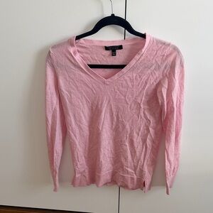 Banana Republic Soft Pink Merino Wool Sweater